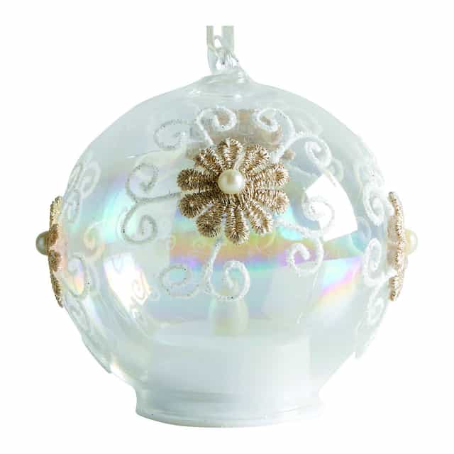 Enfeite Natal Floco de Neve c/ LED - Mathilde M.