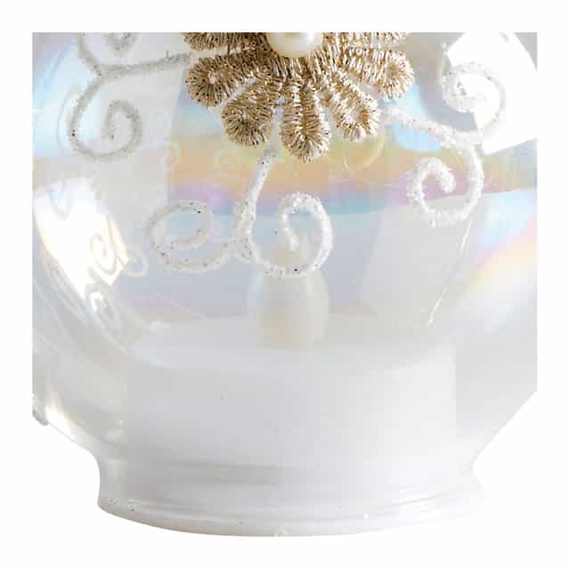 Enfeite Natal Floco de Neve c/ LED - Mathilde M.