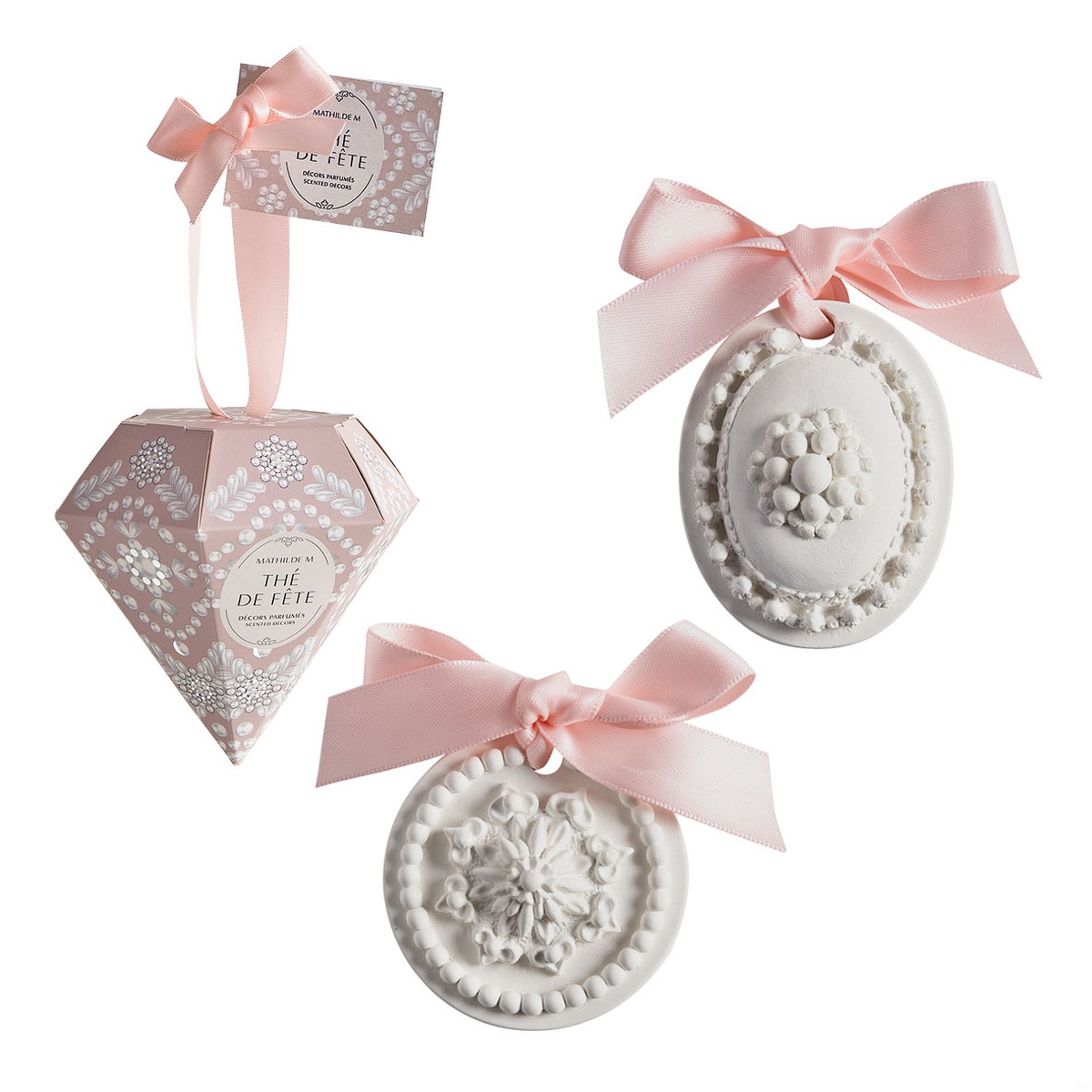 Caixa Diamante com 2 gessos aroma Thé de Fête MATILDE M Caixa Diamante Thé de Fête - Mathilde M.