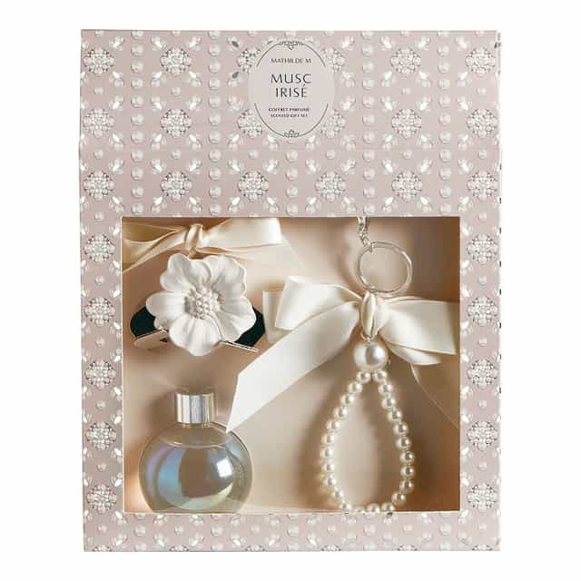 Coffret Mikado + gesso + Pérolas aroma Musc Irisé (pérola) – MATILDE M Coffret Mikado + Gesso Musc Irisé - Mathilde M.