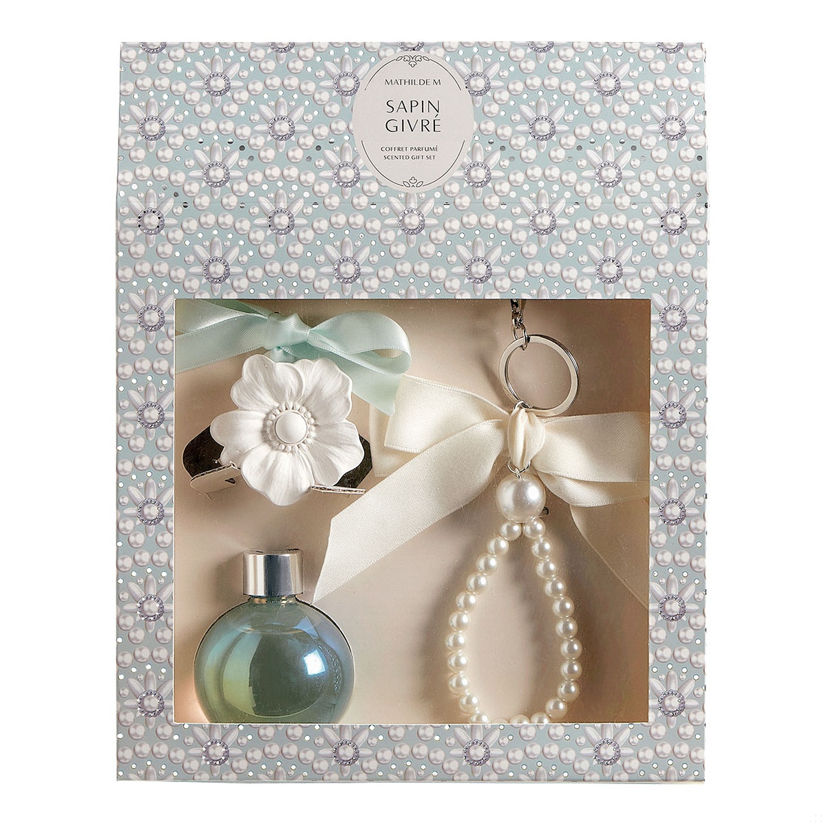 Coffret Mikado + gesso + Pérolas aroma Sapin Givré – MATILDE M Coffret Mikado + Gesso Sapin Givré - Mathilde M.