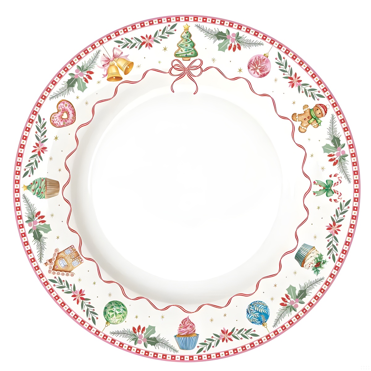 Prato Refeição ∅27cm SWEET CHRISTMAS Easy Life Prato Refeição ∅27cm SWEET CHRISTMAS - Easy Life