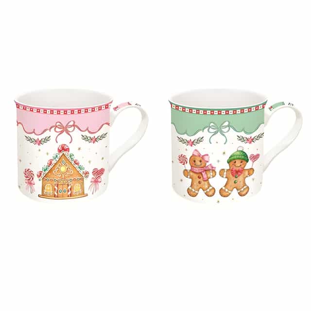 Set 2 Canecas 300ml Sweet Christmas – Easy Life Set 2 Canecas 300ml Sweet Christmas - Easy Life