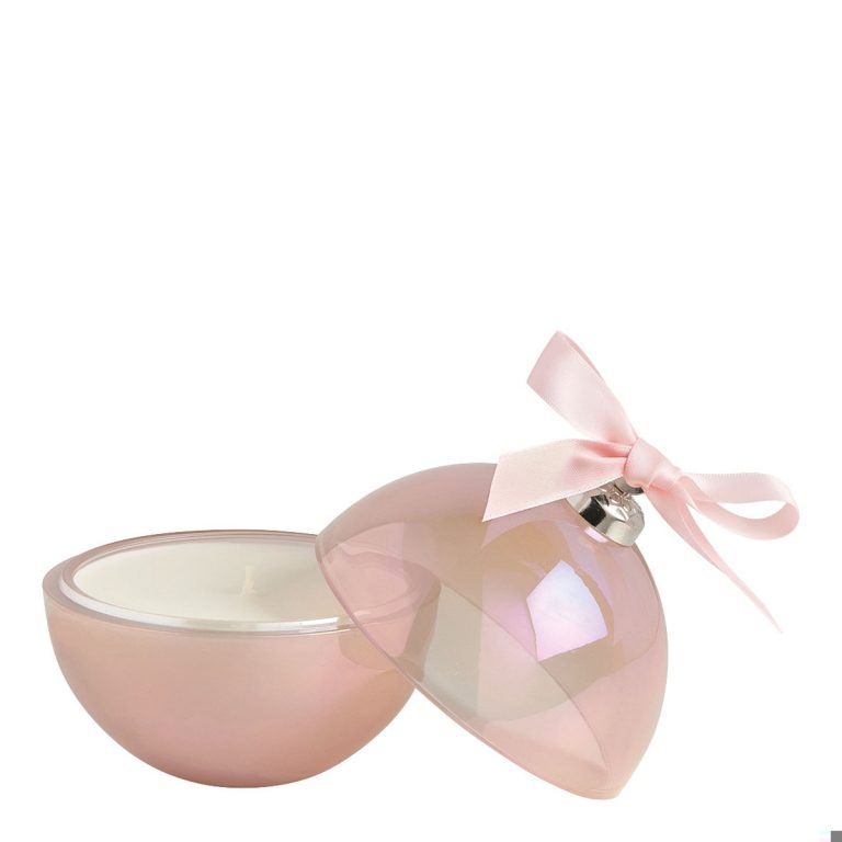 Vela decorativa perfumada, bola de Natal, acabamento perolado, 210g Thé de Fête – MATILDE M Vela Bola Natal Perolada 210g Thé de Fête - Mathilde M.